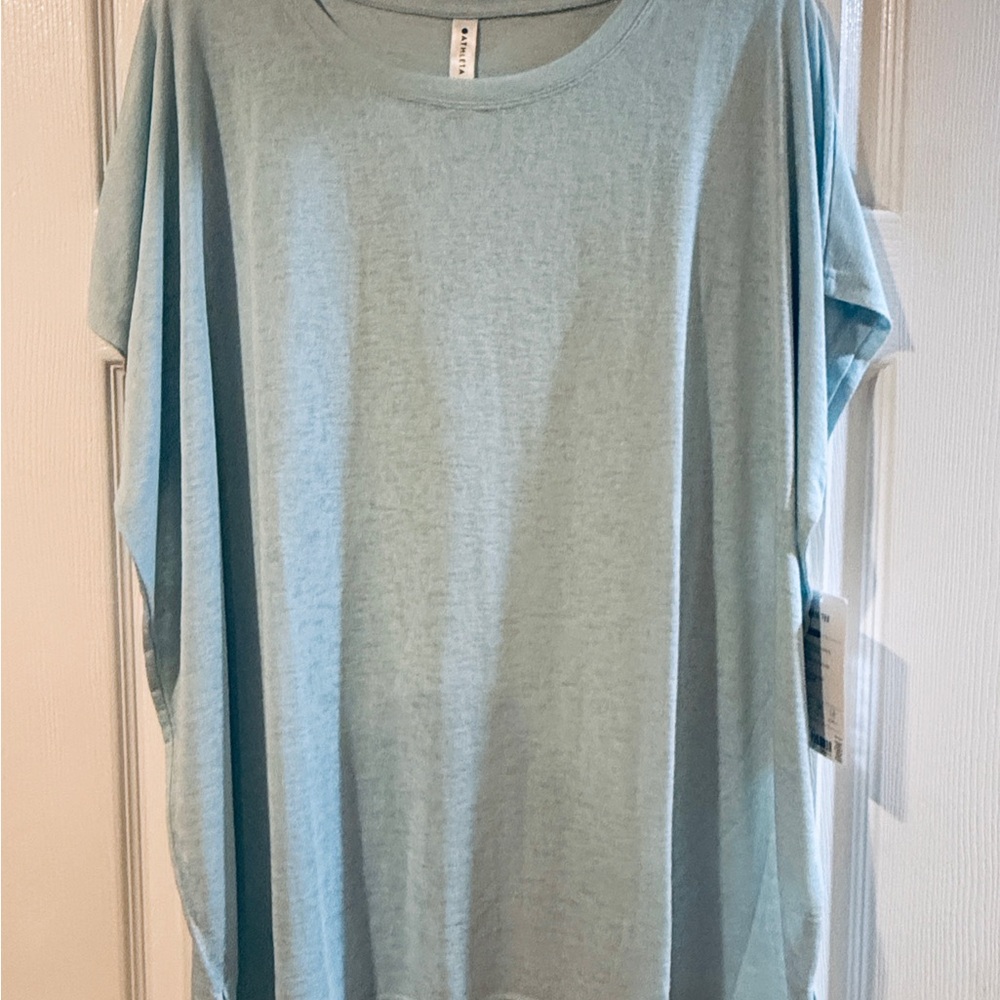 Athleta Sky Blue Short Sleeve Tee